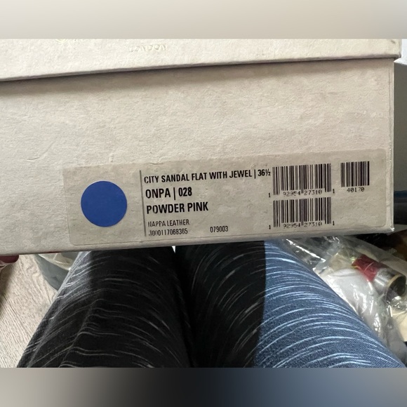 Jimmy Choo City Sandal Flat With Jewelry ONPA/028 Power Pink Size 6.5 - Picture 5 of 5